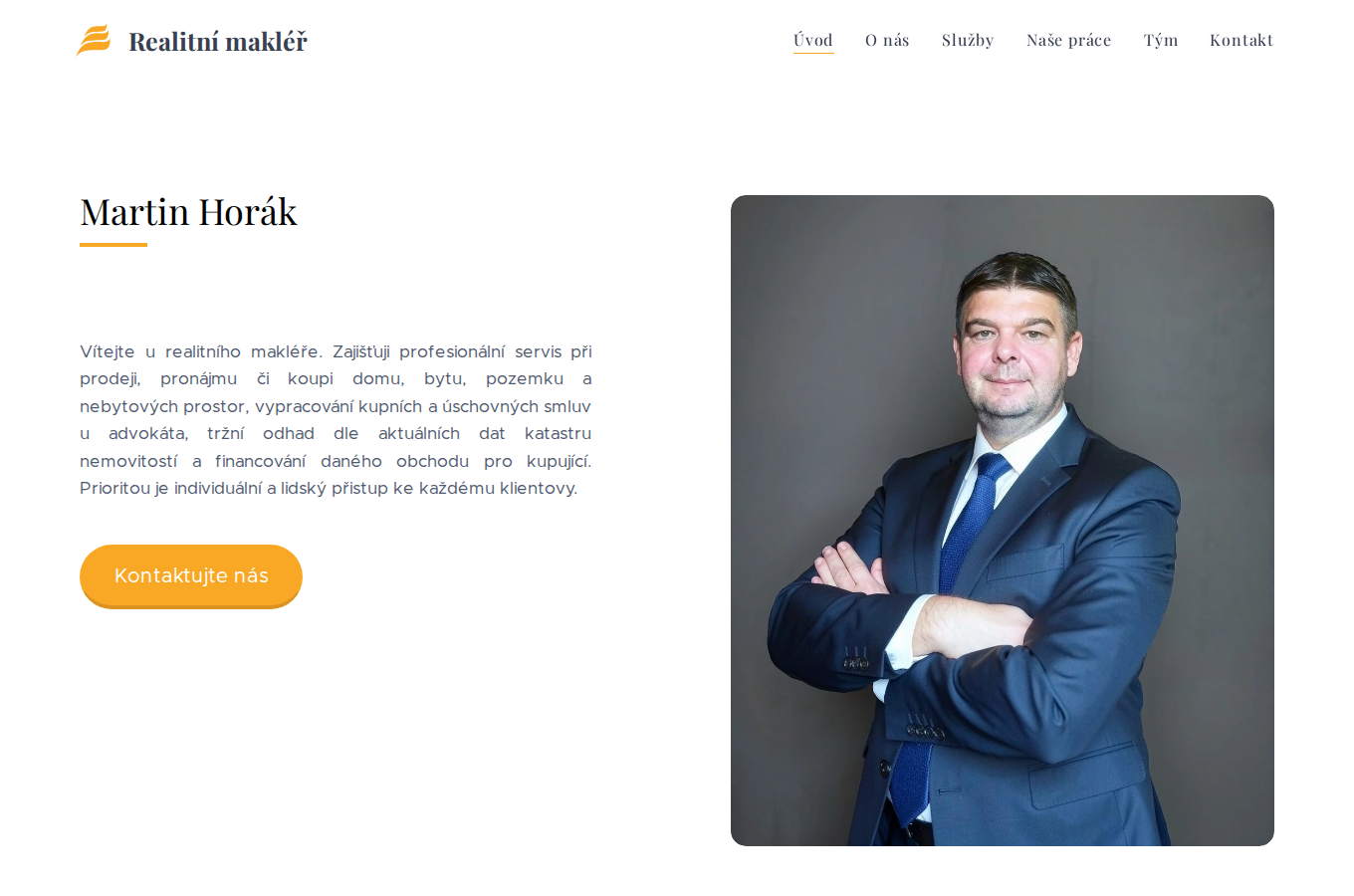 Současný web Realitní makléř Mapami na počítači